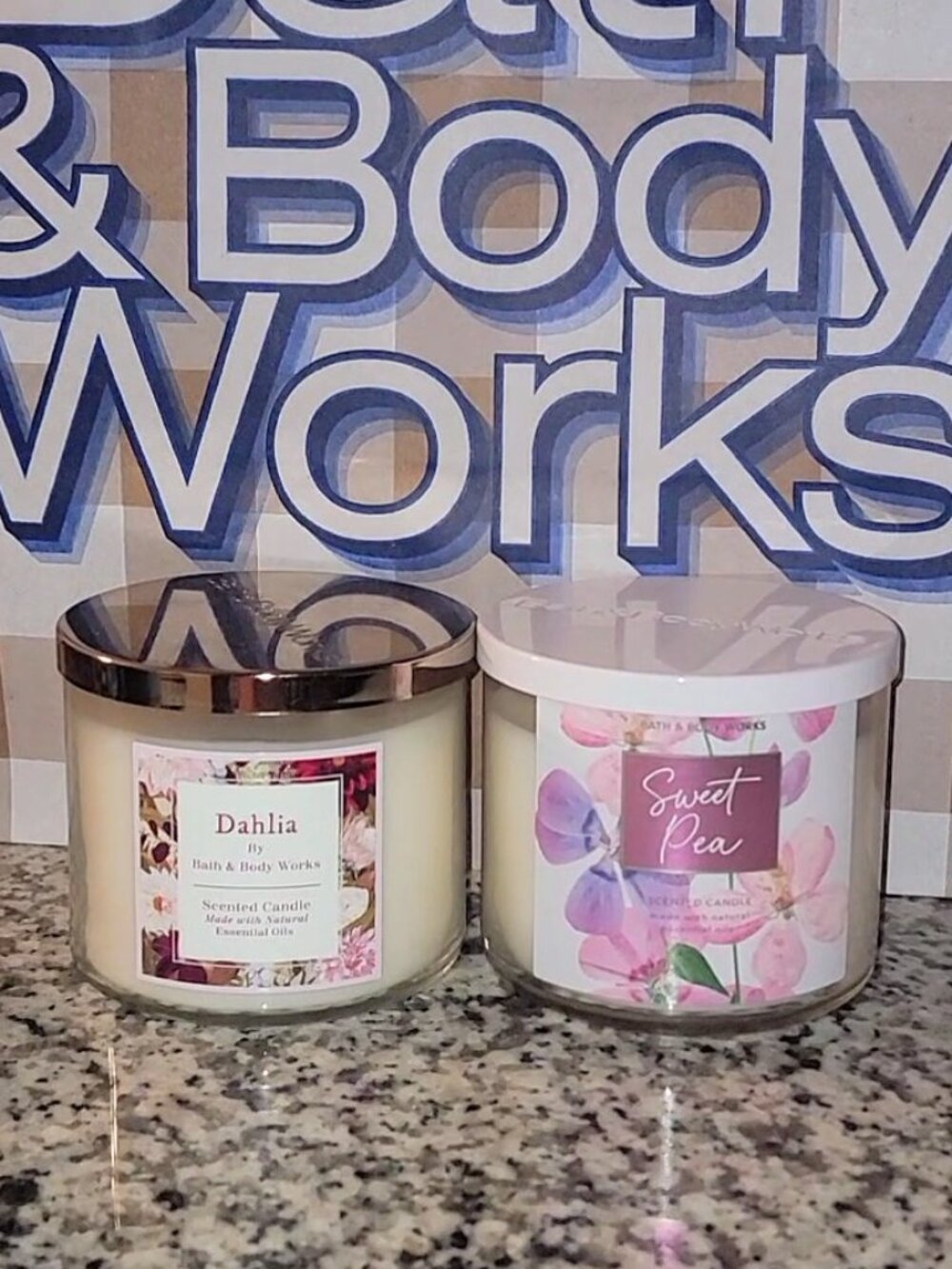 🎉 NEW SWEET PEA and DAHLIA candle bundle